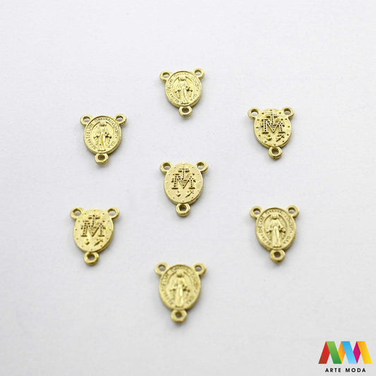 metalni razdjelnik konektor izrada krunice krunica metalni dijelovi krunicu repromaterijal sakralni nakit vjerski križić spojnica krunica perle pribor diy Čudotvorna Medaljica Neizostavan element za svaku krunicu Ovi kvalitetni metalni razdjelnici poznati i kao konektori služe za spajanje dijelova krunice i naglašavaju njezinu središnju točku Izrađeni od izdržljivog metala naši razdjelnici su savršen izbor za izradu vlastitih krunica bilo da koristite perle staklo ili kamenje arte moda repromaterijal