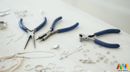 alat za nakit kliješta za izradu nakita set alata za početnike pribor za hobiste izrada nakita tutorial Arte Moda alat igle za nizanje ljepilo u tubi patrone za vruće lijepljenje pištolj za vruće lijepljenje prsten za otvaranje i zatvaranje alkica