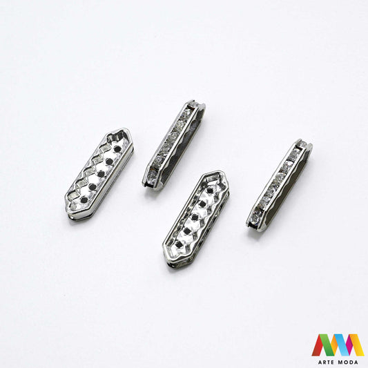 razdjelnik umetak spacer metalne izrada nakita DIY nakit distanceri metalni pribor separatori srebrne zlatne šajbice metalni za perle razmaknice komponente metal Mali ali ključni za profesionalan nakit Metalni umetci razdjelnici spacer perle služe za stvaranje razmaka i dodavanje sjaja perlama Sprječavaju trenje i ističu poludrago kamenje Neophodan element za izradu narukvica i ogrlica koje izgledaju bogatije i elegantnije arte moda repromaterijal