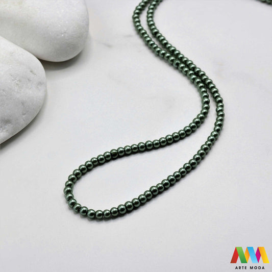 stakleni biseri niz staklo biser perle biserne zrna zrno perla staklene imitacija bisera sedefaste vjenčani nakit klasični DIY ogrlice bijeli u boji bisernim sjajem izrada nakita umjetni Za klasičnu eleganciju birajte staklene bisere imitacija bisera ima visok sedefasti sjaj i savršeno je glatka Idealni su za izradu vjenčanog nakita bezvremenskih ogrlica i narukvica raznim veličinama i bojama ovi biseri unose dašak luksuza u svaki uradi sam projekt Počnite nizati svoju eleganciju arte moda repromaterijal