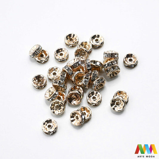 razdjelnik umetak spacer metalne izrada nakita DIY nakit distanceri metalni pribor separatori srebrne zlatne šajbice metalni za perle razmaknice komponente metal Mali ali ključni za profesionalan nakit Metalni umetci razdjelnici spacer perle služe za stvaranje razmaka i dodavanje sjaja perlama Sprječavaju trenje i ističu poludrago kamenje Neophodan element za izradu narukvica i ogrlica koje izgledaju bogatije i elegantnije arte moda repromaterijal