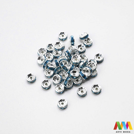 razdjelnik umetak spacer metalne izrada nakita DIY nakit distanceri metalni pribor separatori srebrne zlatne šajbice metalni za perle razmaknice komponente metal Mali ali ključni za profesionalan nakit Metalni umetci razdjelnici spacer perle služe za stvaranje razmaka i dodavanje sjaja perlama Sprječavaju trenje i ističu poludrago kamenje Neophodan element za izradu narukvica i ogrlica koje izgledaju bogatije i elegantnije arte moda repromaterijal