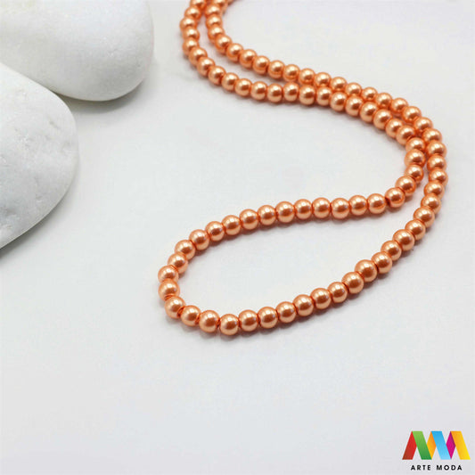 stakleni biseri niz staklo biser perle biserne zrna zrno perla staklene imitacija bisera sedefaste vjenčani nakit klasični DIY ogrlice bijeli u boji bisernim sjajem izrada nakita umjetni Za klasičnu eleganciju birajte staklene bisere imitacija bisera ima visok sedefasti sjaj i savršeno je glatka Idealni su za izradu vjenčanog nakita bezvremenskih ogrlica i narukvica raznim veličinama i bojama ovi biseri unose dašak luksuza u svaki uradi sam projekt Počnite nizati svoju eleganciju arte moda repromaterijal