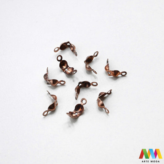 stiskač za čvor s petljom sakrivanje čvora metalne kapice čvorove štitnik petlja poklopac fiksiranje omčica metalni pribor DIY materijal srebrni zlatni Postignite savršen finiš Metalni žabo završetak esencijalan alat za sakrivanje čvorova fiksiranje kopči vašem nakitu kalote uredan izgled uradi sam projektu pretvarajući običan čvor elegantan metalni završetak s čvrstom omčicom Idealni za nizanje na konac svilu sajlu trajnost profesionalnu estetiku svojim kreacijama metalne završetke arte moda repromaterijal