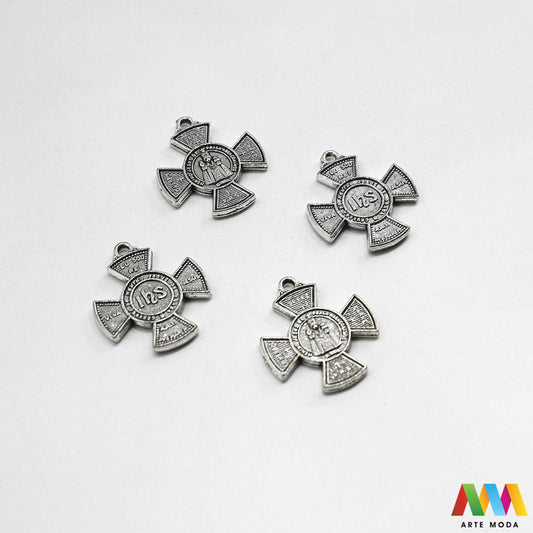 metalni sakralni privjesci krunice jednom rupom vjerski izrada krunica sakralni nakit molitvene narukvice kršćanski medaljice DIY religiozni uradi sam križevi IHS Kristov križić sakralne predmete metalnim privjescima jednu rupu nizanje na lančić konac žicu izradu krunica molitvenih narukvica drugih vjerskih suvenira te brojanica ogrlica dodatak za privjeske za ključeve torbe Izrađeni su od metala jedinstven vjerski predmet poklon Neka vaša vjera inspirira vašu kreativnost arte moda repromaterijal