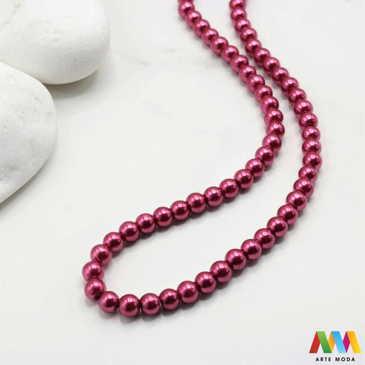 stakleni biseri niz staklo biser perle biserne zrna zrno perla staklene imitacija bisera sedefaste vjenčani nakit klasični DIY ogrlice bijeli u boji bisernim sjajem izrada nakita umjetni Za klasičnu eleganciju birajte staklene bisere imitacija bisera ima visok sedefasti sjaj i savršeno je glatka Idealni su za izradu vjenčanog nakita bezvremenskih ogrlica i narukvica raznim veličinama i bojama ovi biseri unose dašak luksuza u svaki uradi sam projekt Počnite nizati svoju eleganciju arte moda repromaterijal