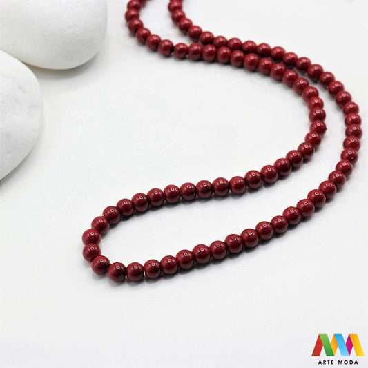 stakleni biseri niz staklo biser perle biserne zrna zrno perla staklene imitacija bisera sedefaste vjenčani nakit klasični DIY ogrlice bijeli u boji bisernim sjajem izrada nakita umjetni Za klasičnu eleganciju birajte staklene bisere imitacija bisera ima visok sedefasti sjaj i savršeno je glatka Idealni su za izradu vjenčanog nakita bezvremenskih ogrlica i narukvica raznim veličinama i bojama ovi biseri unose dašak luksuza u svaki uradi sam projekt Počnite nizati svoju eleganciju arte moda repromaterijal