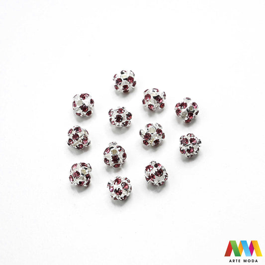 shamballa disco kugle kristalne perle sjajne kuglice cirkoni glamur nakit izrada narukvica DIY svjetlucavo šarene pave s kristalima za svjetlucave narukvice materijal ogrlice Dodajte dozu glamura svojim kreacijama su prekrivene stotinama sitnih kristala koji pružaju efekt Ove svjetlucave perle su idealne za izradu popularnih elegantnih naušnica i upečatljivih ogrlica Dostupne u širokoj paleti boja naše kristalne kuglice osigurat će da vaš uradi sam nakit bude u centru pažnje arte moda repromaterijal