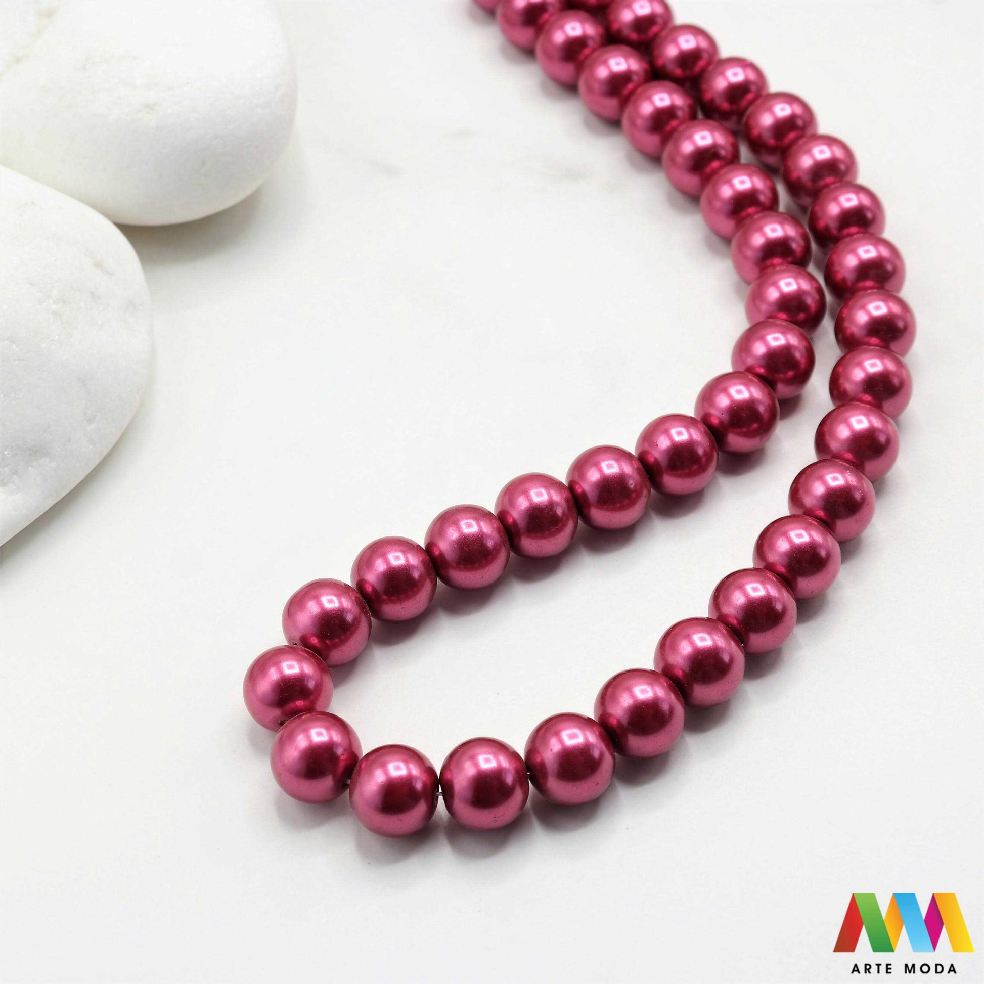 stakleni biseri niz staklo biser perle biserne zrna zrno perla staklene imitacija bisera sedefaste vjenčani nakit klasični DIY ogrlice bijeli u boji bisernim sjajem izrada nakita umjetni Za klasičnu eleganciju birajte staklene bisere imitacija bisera ima visok sedefasti sjaj i savršeno je glatka Idealni su za izradu vjenčanog nakita bezvremenskih ogrlica i narukvica raznim veličinama i bojama ovi biseri unose dašak luksuza u svaki uradi sam projekt Počnite nizati svoju eleganciju arte moda repromaterijal