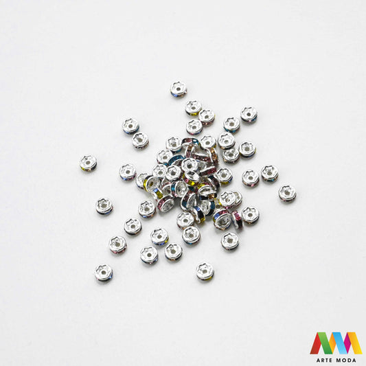 razdjelnik umetak spacer metalne izrada nakita DIY nakit distanceri metalni pribor separatori srebrne zlatne šajbice metalni za perle razmaknice komponente metal Mali ali ključni za profesionalan nakit Metalni umetci razdjelnici spacer perle služe za stvaranje razmaka i dodavanje sjaja perlama Sprječavaju trenje i ističu poludrago kamenje Neophodan element za izradu narukvica i ogrlica koje izgledaju bogatije i elegantnije arte moda repromaterijal