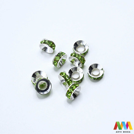 razdjelnik umetak spacer metalne izrada nakita DIY nakit distanceri metalni pribor separatori srebrne zlatne šajbice metalni za perle razmaknice komponente metal Mali ali ključni za profesionalan nakit Metalni umetci razdjelnici spacer perle služe za stvaranje razmaka i dodavanje sjaja perlama Sprječavaju trenje i ističu poludrago kamenje Neophodan element za izradu narukvica i ogrlica koje izgledaju bogatije i elegantnije arte moda repromaterijal