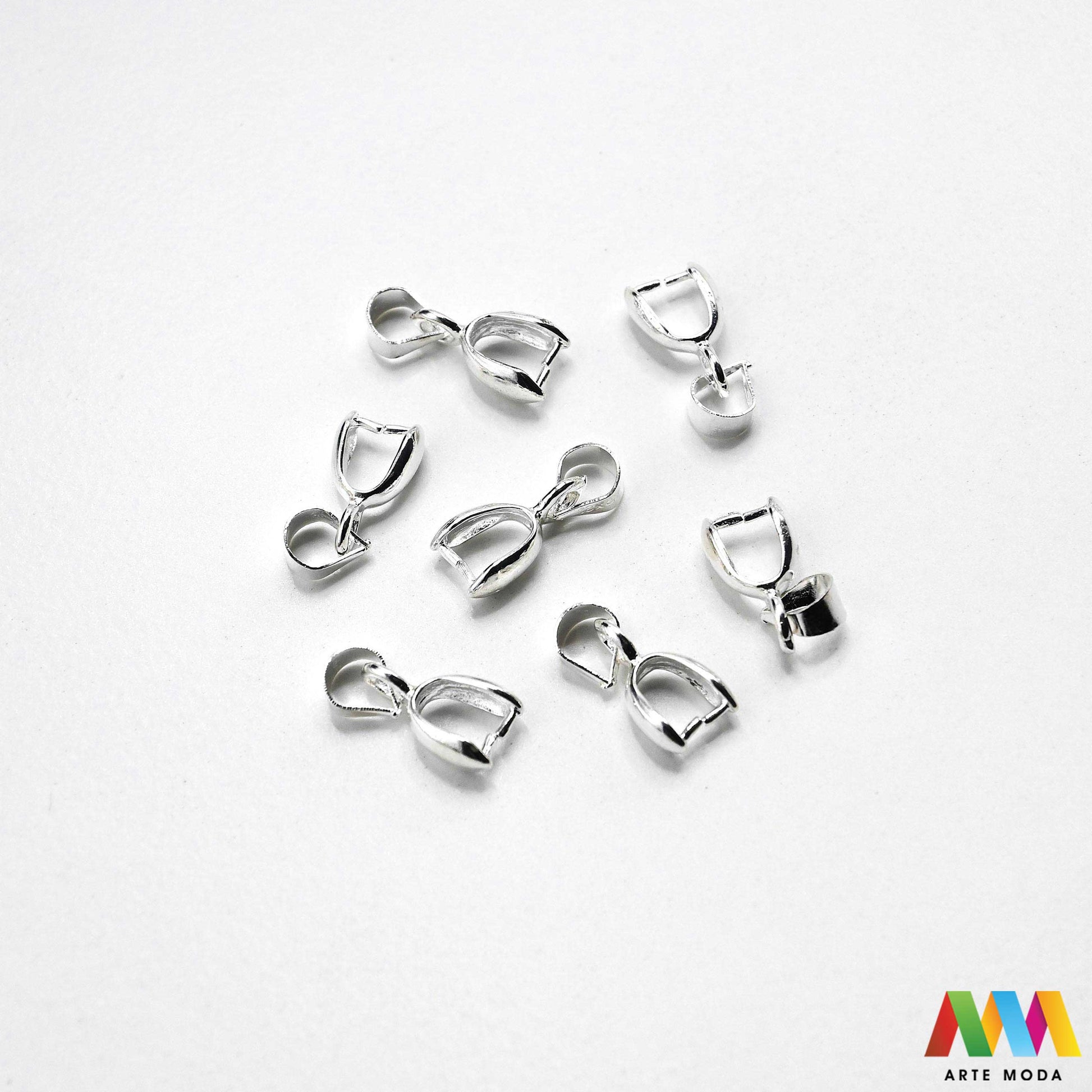 držači bailovi stiskači kvačice za privjeske spojnice vješalice nakit držač kamen metalni elementi DIY pribor srebrni zlatni montaža privjeska kristale poludrago vješanje privjesaka repromaterijali Pretvorite perle kamenje privjeske esencijalni vješanje vaših kreacija na lančiće konce Omogućuju profesionalan izgled sigurno nošenje poludragog kamenja kristala različitih stilova glatki gravirani filigranski boja srebro zlato bronca osigurajte čvrst elegantan spoj svom uradi sam nakitu arte moda repromaterijal