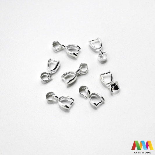 držači bailovi stiskači kvačice za privjeske spojnice vješalice nakit držač kamen metalni elementi DIY pribor srebrni zlatni montaža privjeska kristale poludrago vješanje privjesaka repromaterijali Pretvorite perle kamenje privjeske esencijalni vješanje vaših kreacija na lančiće konce Omogućuju profesionalan izgled sigurno nošenje poludragog kamenja kristala različitih stilova glatki gravirani filigranski boja srebro zlato bronca osigurajte čvrst elegantan spoj svom uradi sam nakitu arte moda repromaterijal