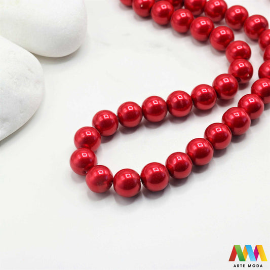 stakleni biseri niz staklo biser perle biserne zrna zrno perla staklene imitacija bisera sedefaste vjenčani nakit klasični DIY ogrlice bijeli u boji bisernim sjajem izrada nakita umjetni Za klasičnu eleganciju birajte staklene bisere imitacija bisera ima visok sedefasti sjaj i savršeno je glatka Idealni su za izradu vjenčanog nakita bezvremenskih ogrlica i narukvica raznim veličinama i bojama ovi biseri unose dašak luksuza u svaki uradi sam projekt Počnite nizati svoju eleganciju arte moda repromaterijal