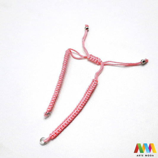 pletene baze za narukvice izrada narukvica DIY nakit podesive konop baze materijal uradi sam ručno rađene makrame podesive plastična kuglica metalna alkica Iskoristite svoju kreativnost uz pletene baze za narukvice izradu nakita baza izrađena je od izdržljivog sintetičkog pletenog konopca metalnim alkicama i podesivim plastičnim kuglicama za savršeno pristajanje Dodajte omiljene perle privjeske ili čvoriće i izradite unikatne i personalizirane narukvice za sebe ili kao poklon arte moda repromaterijal
