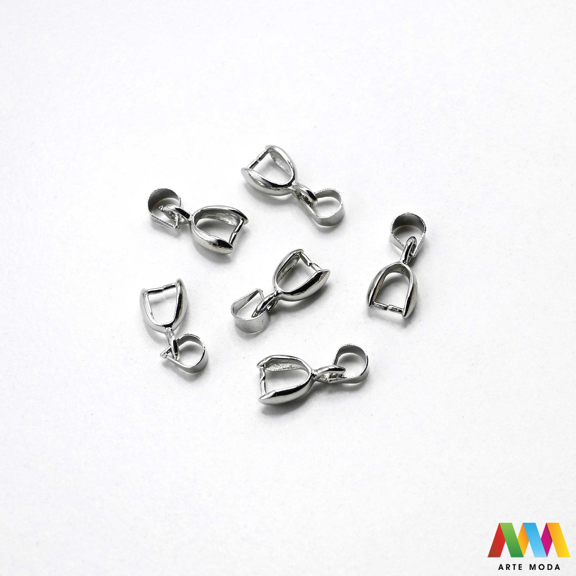 držači bailovi stiskači kvačice za privjeske spojnice vješalice nakit držač kamen metalni elementi DIY pribor srebrni zlatni montaža privjeska kristale poludrago vješanje privjesaka repromaterijali Pretvorite perle kamenje privjeske esencijalni vješanje vaših kreacija na lančiće konce Omogućuju profesionalan izgled sigurno nošenje poludragog kamenja kristala različitih stilova glatki gravirani filigranski boja srebro zlato bronca osigurajte čvrst elegantan spoj svom uradi sam nakitu arte moda repromaterijal