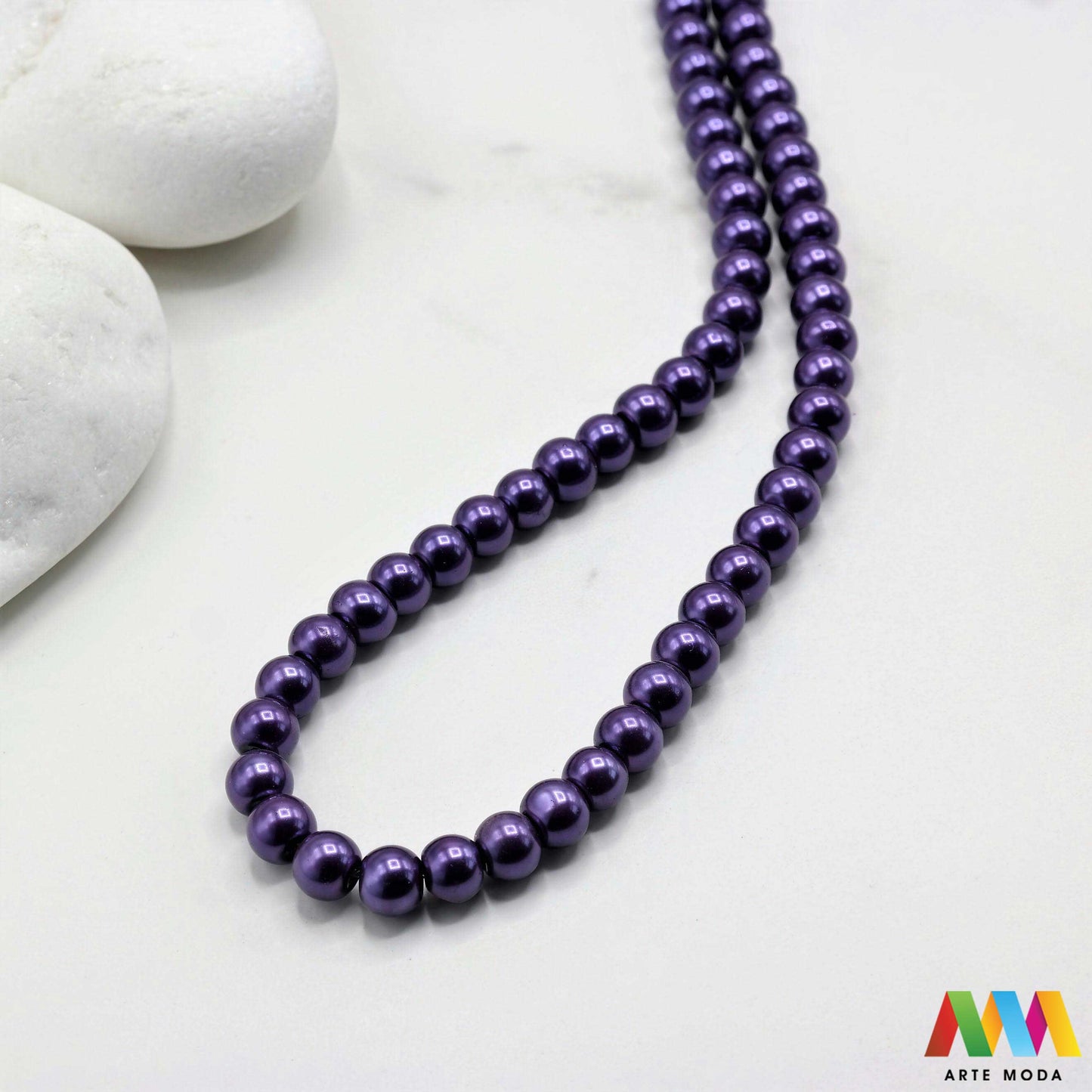 stakleni biseri niz staklo biser perle biserne zrna zrno perla staklene imitacija bisera sedefaste vjenčani nakit klasični DIY ogrlice bijeli u boji bisernim sjajem izrada nakita umjetni Za klasičnu eleganciju birajte staklene bisere imitacija bisera ima visok sedefasti sjaj i savršeno je glatka Idealni su za izradu vjenčanog nakita bezvremenskih ogrlica i narukvica raznim veličinama i bojama ovi biseri unose dašak luksuza u svaki uradi sam projekt Počnite nizati svoju eleganciju arte moda repromaterijal