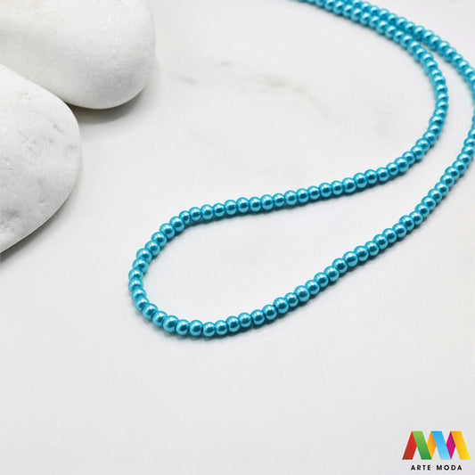 stakleni biseri niz staklo biser perle biserne zrna zrno perla staklene imitacija bisera sedefaste vjenčani nakit klasični DIY ogrlice bijeli u boji bisernim sjajem izrada nakita umjetni Za klasičnu eleganciju birajte staklene bisere imitacija bisera ima visok sedefasti sjaj i savršeno je glatka Idealni su za izradu vjenčanog nakita bezvremenskih ogrlica i narukvica raznim veličinama i bojama ovi biseri unose dašak luksuza u svaki uradi sam projekt Počnite nizati svoju eleganciju arte moda repromaterijal