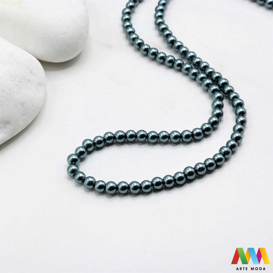 stakleni biseri niz staklo biser perle biserne zrna zrno perla staklene imitacija bisera sedefaste vjenčani nakit klasični DIY ogrlice bijeli u boji bisernim sjajem izrada nakita umjetni Za klasičnu eleganciju birajte staklene bisere imitacija bisera ima visok sedefasti sjaj i savršeno je glatka Idealni su za izradu vjenčanog nakita bezvremenskih ogrlica i narukvica raznim veličinama i bojama ovi biseri unose dašak luksuza u svaki uradi sam projekt Počnite nizati svoju eleganciju arte moda repromaterijal