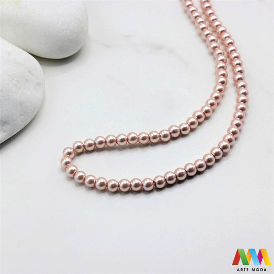 stakleni biseri niz staklo biser perle biserne zrna zrno perla staklene imitacija bisera sedefaste vjenčani nakit klasični DIY ogrlice bijeli u boji bisernim sjajem izrada nakita umjetni Za klasičnu eleganciju birajte staklene bisere imitacija bisera ima visok sedefasti sjaj i savršeno je glatka Idealni su za izradu vjenčanog nakita bezvremenskih ogrlica i narukvica raznim veličinama i bojama ovi biseri unose dašak luksuza u svaki uradi sam projekt Počnite nizati svoju eleganciju arte moda repromaterijal