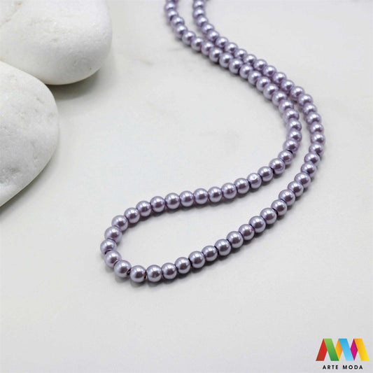 stakleni biseri niz staklo biser perle biserne zrna zrno perla staklene imitacija bisera sedefaste vjenčani nakit klasični DIY ogrlice bijeli u boji bisernim sjajem izrada nakita umjetni Za klasičnu eleganciju birajte staklene bisere imitacija bisera ima visok sedefasti sjaj i savršeno je glatka Idealni su za izradu vjenčanog nakita bezvremenskih ogrlica i narukvica raznim veličinama i bojama ovi biseri unose dašak luksuza u svaki uradi sam projekt Počnite nizati svoju eleganciju arte moda repromaterijal