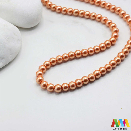 stakleni biseri niz staklo biser perle biserne zrna zrno perla staklene imitacija bisera sedefaste vjenčani nakit klasični DIY ogrlice bijeli u boji bisernim sjajem izrada nakita umjetni Za klasičnu eleganciju birajte staklene bisere imitacija bisera ima visok sedefasti sjaj i savršeno je glatka Idealni su za izradu vjenčanog nakita bezvremenskih ogrlica i narukvica raznim veličinama i bojama ovi biseri unose dašak luksuza u svaki uradi sam projekt Počnite nizati svoju eleganciju arte moda repromaterijal