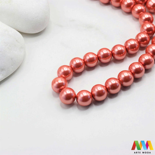 stakleni biseri niz staklo biser perle biserne zrna zrno perla staklene imitacija bisera sedefaste vjenčani nakit klasični DIY ogrlice bijeli u boji bisernim sjajem izrada nakita umjetni Za klasičnu eleganciju birajte staklene bisere imitacija bisera ima visok sedefasti sjaj i savršeno je glatka Idealni su za izradu vjenčanog nakita bezvremenskih ogrlica i narukvica raznim veličinama i bojama ovi biseri unose dašak luksuza u svaki uradi sam projekt Počnite nizati svoju eleganciju arte moda repromaterijal