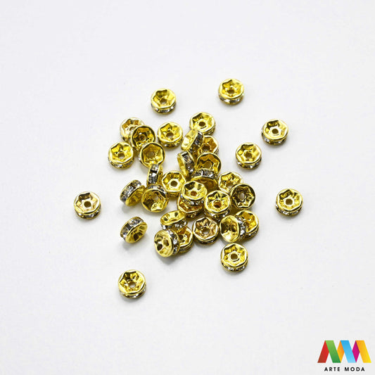 razdjelnik umetak spacer metalne izrada nakita DIY nakit distanceri metalni pribor separatori srebrne zlatne šajbice metalni za perle razmaknice komponente metal Mali ali ključni za profesionalan nakit Metalni umetci razdjelnici spacer perle služe za stvaranje razmaka i dodavanje sjaja perlama Sprječavaju trenje i ističu poludrago kamenje Neophodan element za izradu narukvica i ogrlica koje izgledaju bogatije i elegantnije arte moda repromaterijal