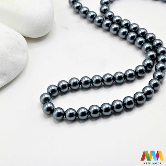 stakleni biseri niz staklo biser perle biserne zrna zrno perla staklene imitacija bisera sedefaste vjenčani nakit klasični DIY ogrlice bijeli u boji bisernim sjajem izrada nakita umjetni Za klasičnu eleganciju birajte staklene bisere imitacija bisera ima visok sedefasti sjaj i savršeno je glatka Idealni su za izradu vjenčanog nakita bezvremenskih ogrlica i narukvica raznim veličinama i bojama ovi biseri unose dašak luksuza u svaki uradi sam projekt Počnite nizati svoju eleganciju arte moda repromaterijal