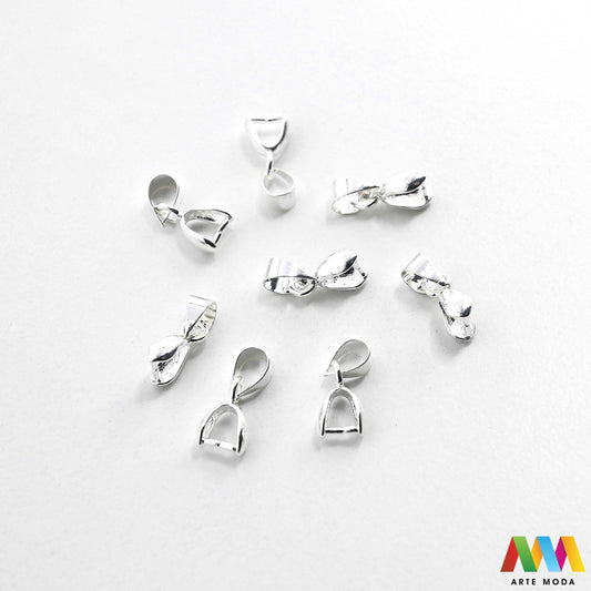 držači bailovi stiskači kvačice za privjeske spojnice vješalice nakit držač kamen metalni elementi DIY pribor srebrni zlatni montaža privjeska kristale poludrago vješanje privjesaka repromaterijali Pretvorite perle kamenje privjeske esencijalni vješanje vaših kreacija na lančiće konce Omogućuju profesionalan izgled sigurno nošenje poludragog kamenja kristala različitih stilova glatki gravirani filigranski boja srebro zlato bronca osigurajte čvrst elegantan spoj svom uradi sam nakitu arte moda repromaterijal