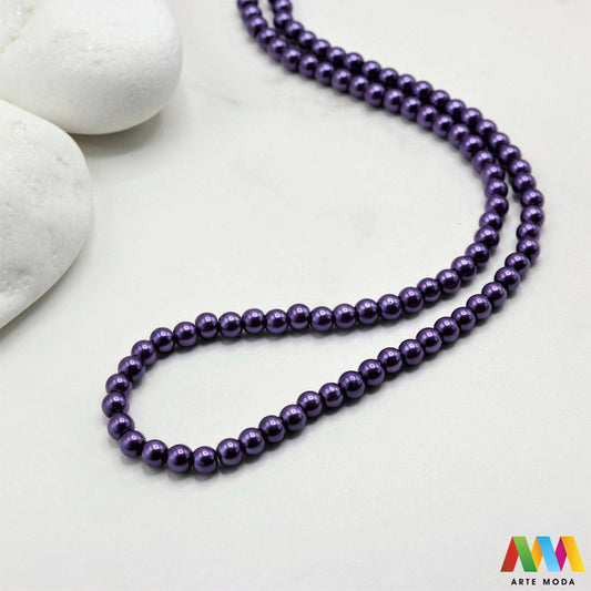 stakleni biseri niz staklo biser perle biserne zrna zrno perla staklene imitacija bisera sedefaste vjenčani nakit klasični DIY ogrlice bijeli u boji bisernim sjajem izrada nakita umjetni Za klasičnu eleganciju birajte staklene bisere imitacija bisera ima visok sedefasti sjaj i savršeno je glatka Idealni su za izradu vjenčanog nakita bezvremenskih ogrlica i narukvica raznim veličinama i bojama ovi biseri unose dašak luksuza u svaki uradi sam projekt Počnite nizati svoju eleganciju arte moda repromaterijal