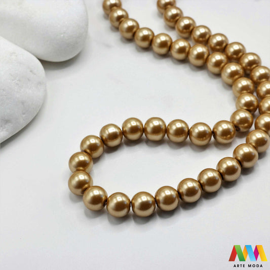 stakleni biseri niz staklo biser perle biserne zrna zrno perla staklene imitacija bisera sedefaste vjenčani nakit klasični DIY ogrlice bijeli u boji bisernim sjajem izrada nakita umjetni Za klasičnu eleganciju birajte staklene bisere imitacija bisera ima visok sedefasti sjaj i savršeno je glatka Idealni su za izradu vjenčanog nakita bezvremenskih ogrlica i narukvica raznim veličinama i bojama ovi biseri unose dašak luksuza u svaki uradi sam projekt Počnite nizati svoju eleganciju arte moda repromaterijal