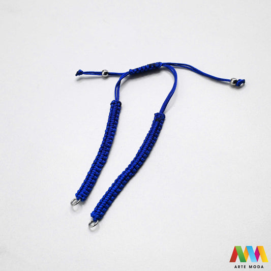 pletene baze za narukvice izrada narukvica DIY nakit podesive konop baze materijal uradi sam ručno rađene makrame podesive plastična kuglica metalna alkica Iskoristite svoju kreativnost uz pletene baze za narukvice izradu nakita baza izrađena je od izdržljivog sintetičkog pletenog konopca metalnim alkicama i podesivim plastičnim kuglicama za savršeno pristajanje Dodajte omiljene perle privjeske ili čvoriće i izradite unikatne i personalizirane narukvice za sebe ili kao poklon arte moda repromaterijal