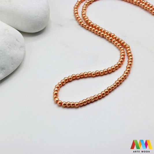 stakleni biseri niz staklo biser perle biserne zrna zrno perla staklene imitacija bisera sedefaste vjenčani nakit klasični DIY ogrlice bijeli u boji bisernim sjajem izrada nakita umjetni Za klasičnu eleganciju birajte staklene bisere imitacija bisera ima visok sedefasti sjaj i savršeno je glatka Idealni su za izradu vjenčanog nakita bezvremenskih ogrlica i narukvica raznim veličinama i bojama ovi biseri unose dašak luksuza u svaki uradi sam projekt Počnite nizati svoju eleganciju arte moda repromaterijal