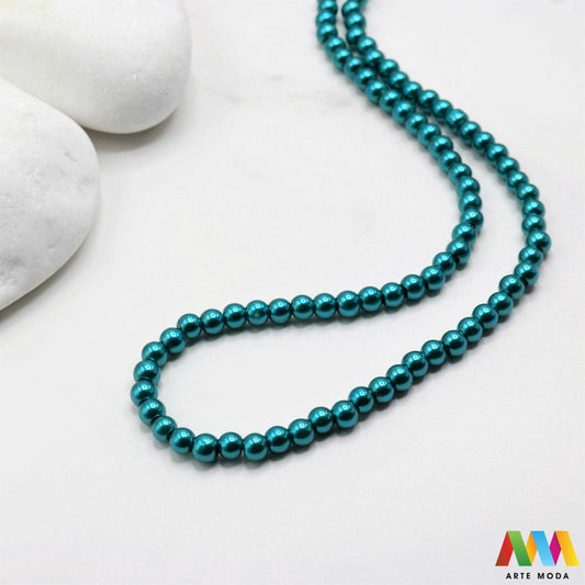 stakleni biseri niz staklo biser perle biserne zrna zrno perla staklene imitacija bisera sedefaste vjenčani nakit klasični DIY ogrlice bijeli u boji bisernim sjajem izrada nakita umjetni Za klasičnu eleganciju birajte staklene bisere imitacija bisera ima visok sedefasti sjaj i savršeno je glatka Idealni su za izradu vjenčanog nakita bezvremenskih ogrlica i narukvica raznim veličinama i bojama ovi biseri unose dašak luksuza u svaki uradi sam projekt Počnite nizati svoju eleganciju arte moda repromaterijal